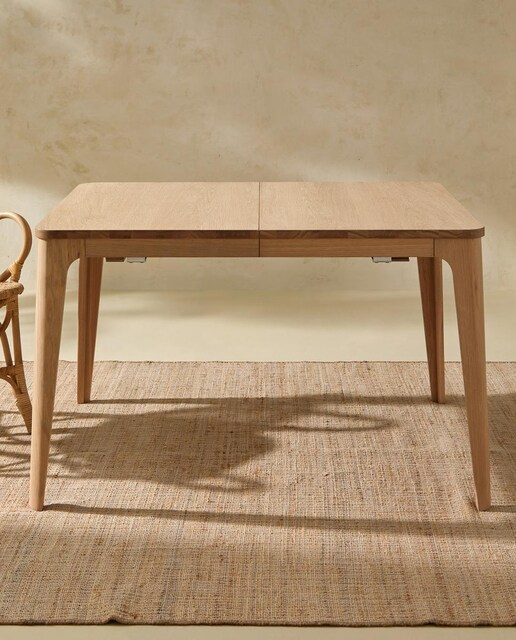 Imagen 0 de Mesa de comedor extensible de madera de roble Babylon (Reacondicionado Grado B)