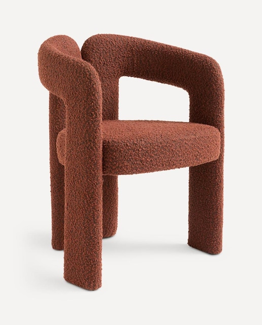 Imagen 0 de Silla en tejido bouclé Pavillion (Reacondicionado Grado B)