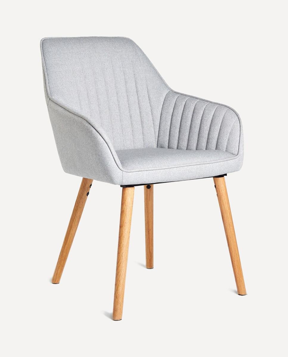 Imagen 0 de Sillón tapizado con patas de madera de roble Toronto (Reacondicionado Grado B)