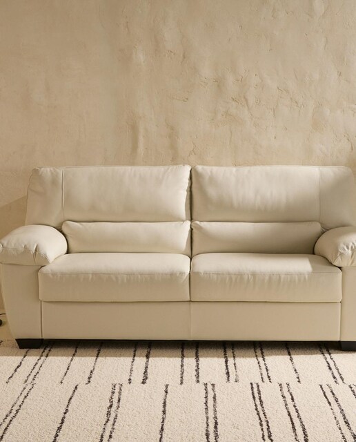 Imagen 0 de Sofá de piel de 3 plazas Vera El Corte Inglés (Reacondicionado Grado B)