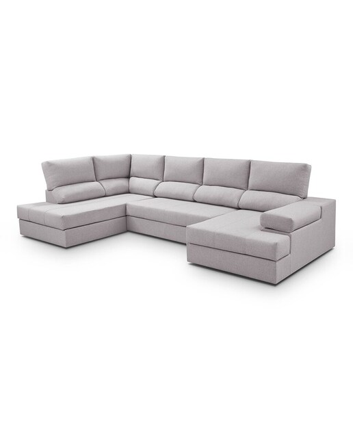 Sofá cama con rinconera izquierda y chaiselongue derecha Eskil El Corte Inglés . Reacondicionado grado B