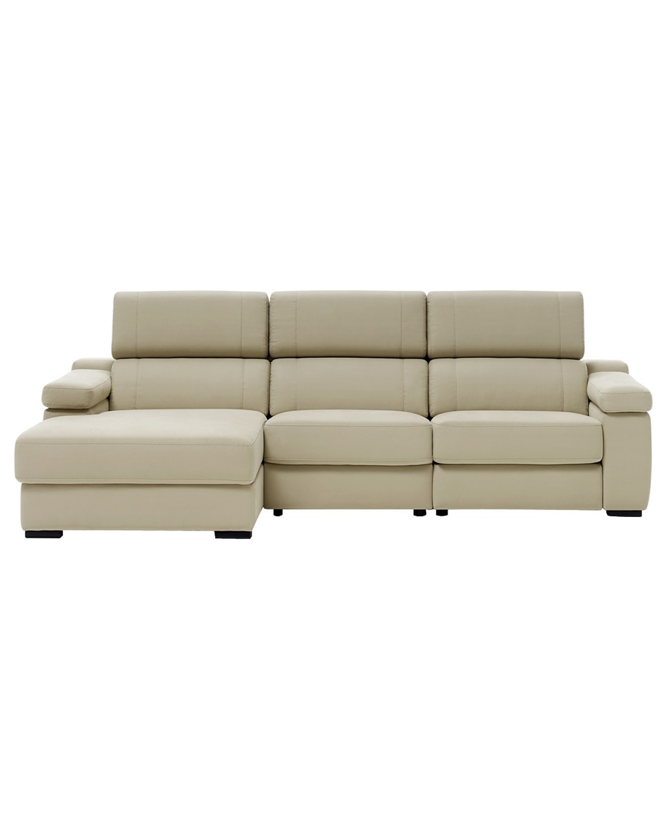 Imagen 0 de Sofá de 3 plazas con chaiselongue izquierdo y un asiento relax eléctrico City El Corte Inglés. Reacondicionado grado B