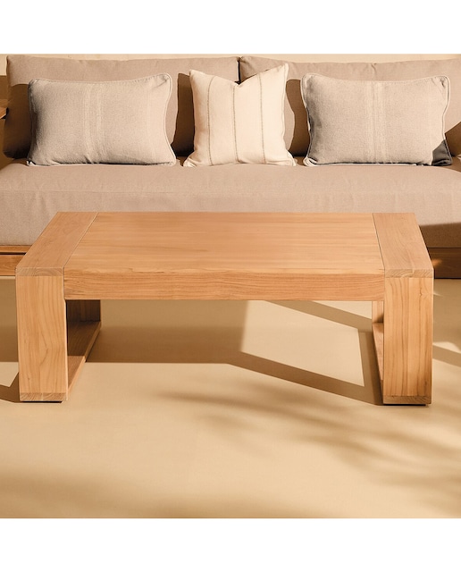 Imagen 0 de Mesa de centro de jardín de madera de teca Formentor El Corte Inglés (Reacondicionado Grado A)