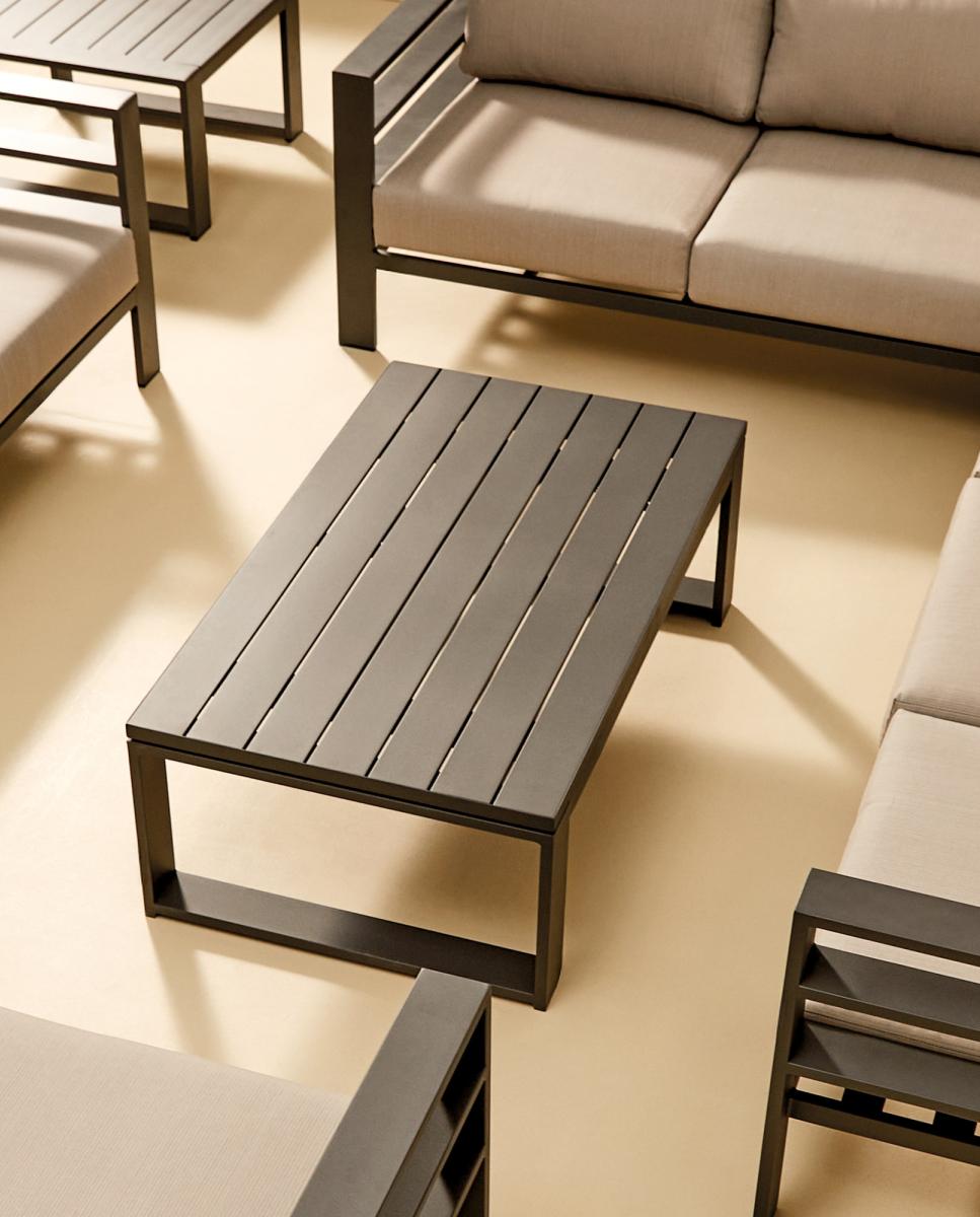 Imagen 0 de Mesa de centro elevable de jardín de aluminio Chicago El Corte Inglés (Reacondicionado Grado B)