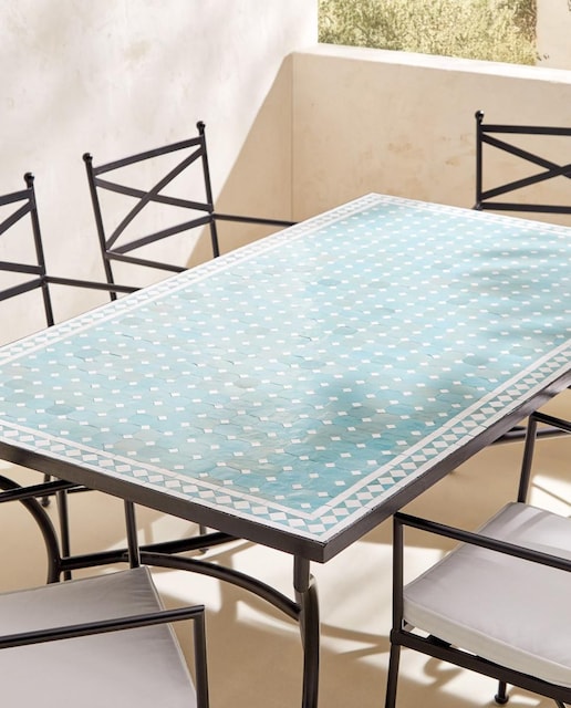 Imagen 0 de Mesa de jardín mosaico Córdoba (Reacondicionado Grado B)