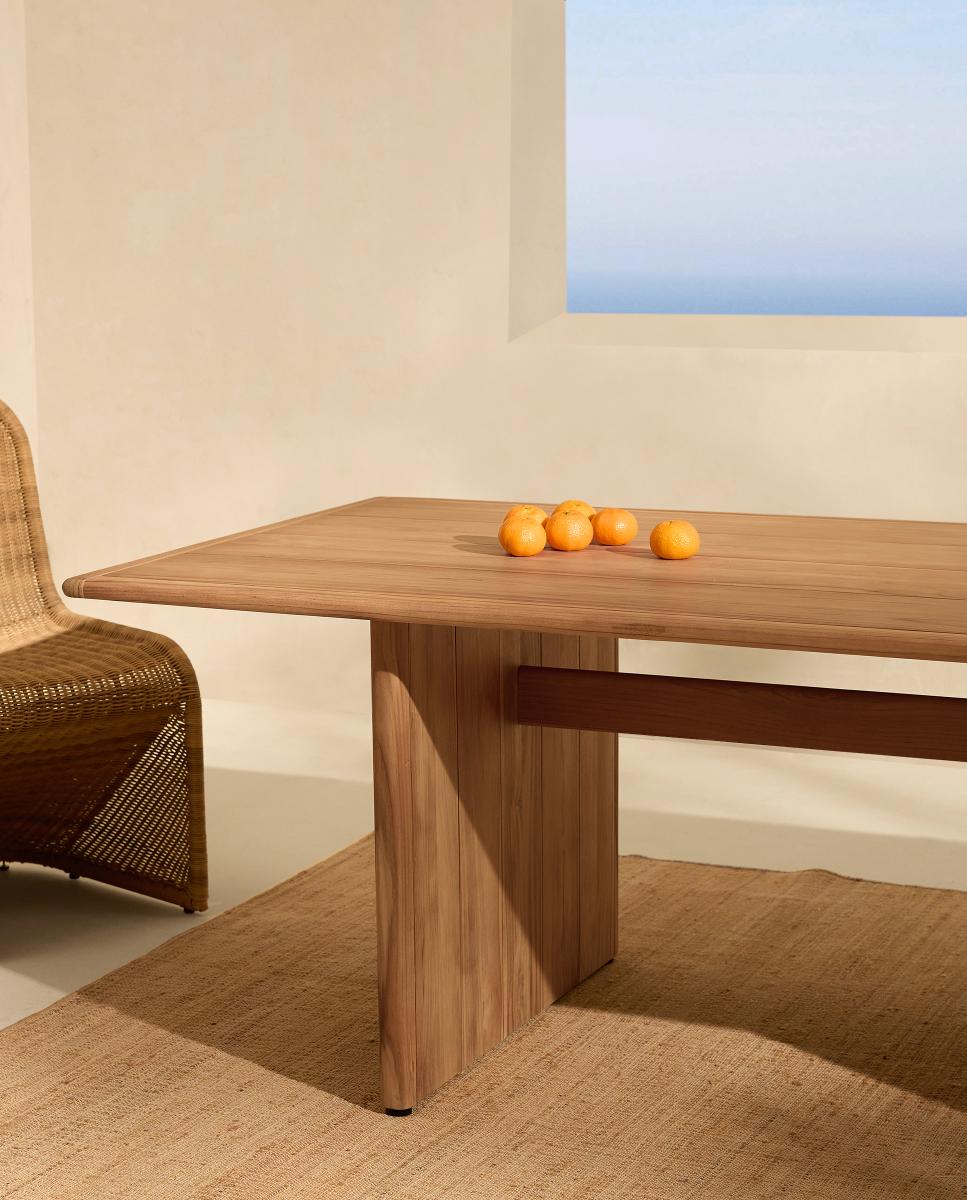 Imagen 0 de Mesa de jardín de madera de teca Málaga (Reacondicionado Grado B)