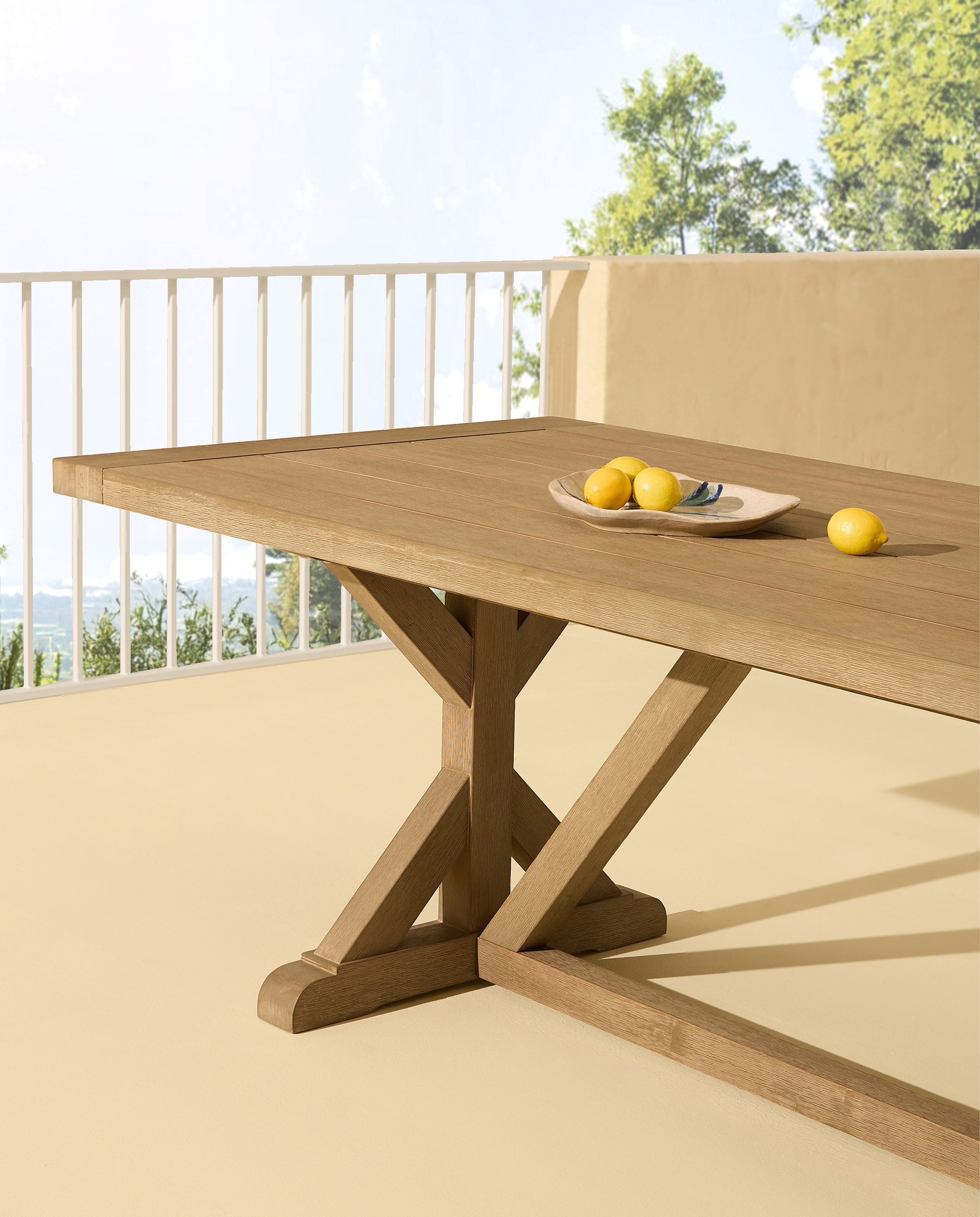 Imagen 0 de Mesa de jardín de madera de acacia Mallorca (Reacondicionado Grado B)