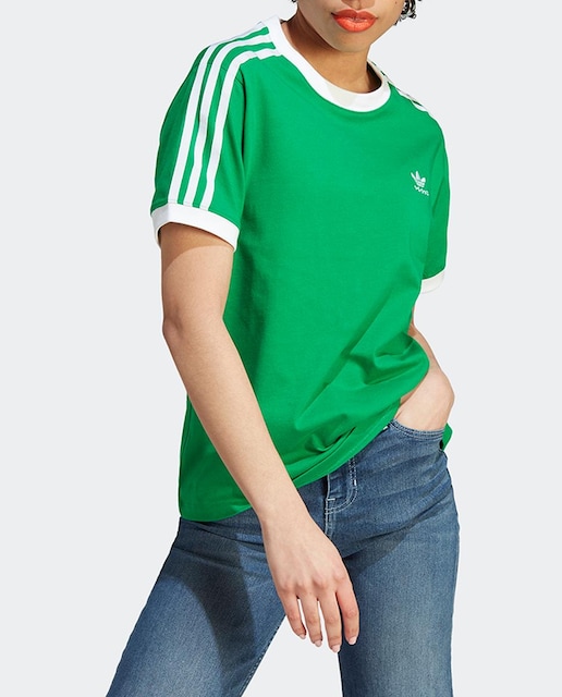 Imagen 0 de Camiseta de mujer Adicolor Classics 3 bandas adidas Originals