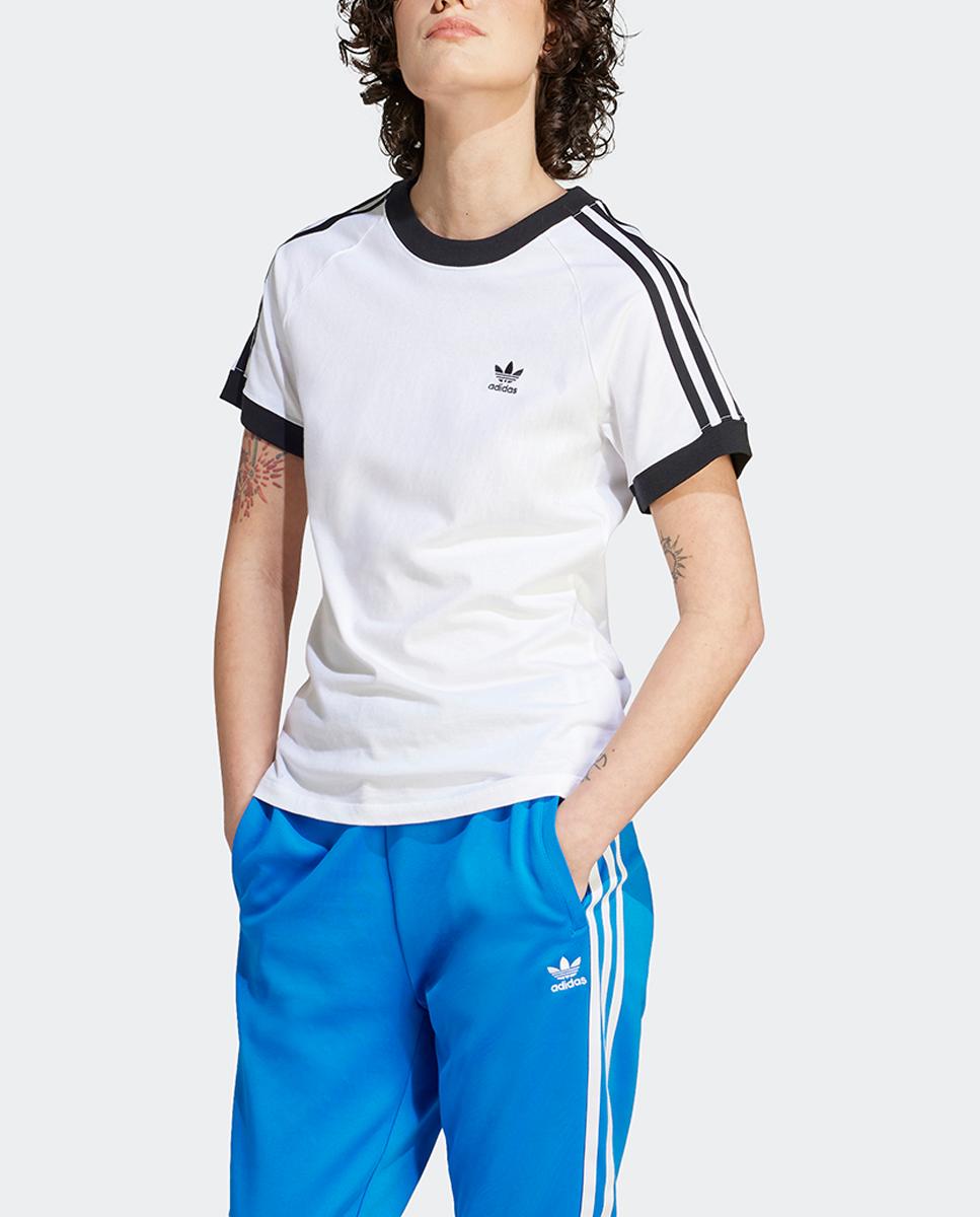 Imagen 0 de Camiseta de mujer Adicolor Classics Slim 3 bandas adidas Originals