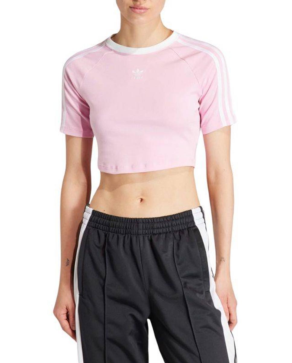Imagen 0 de Camiseta de mujer Baby 3 bandas Adidas Originals