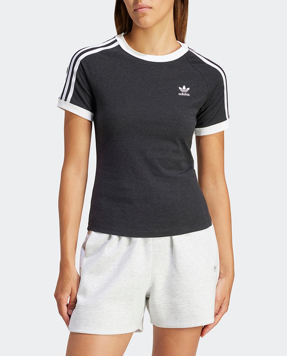 Imagen 0 de Camiseta de mujer Slim Raglan 3 bandas Adidas Originals