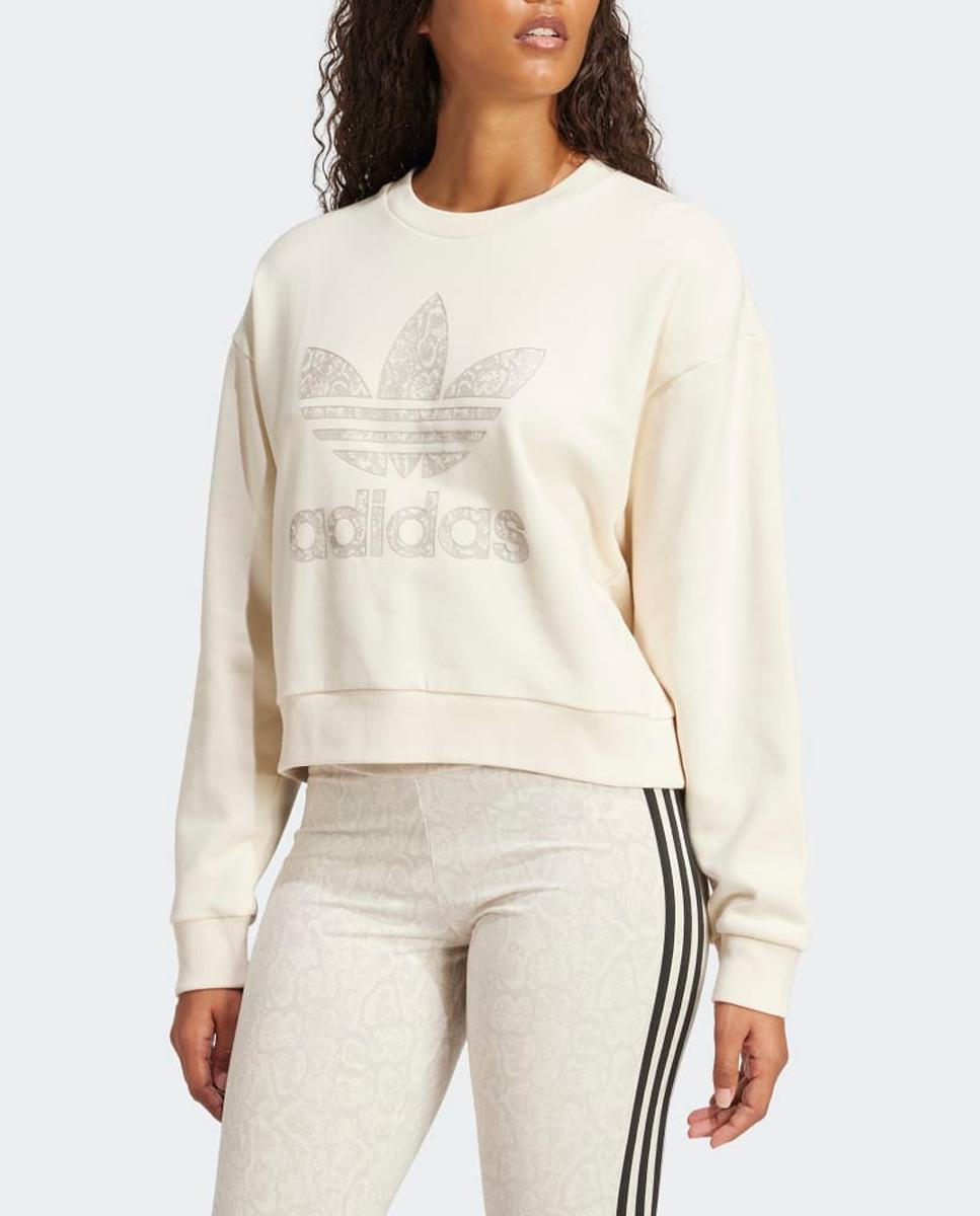 Imagen 0 de Sudadera de mujer cuello redondo Snake Adidas