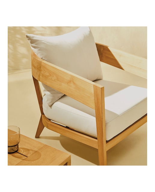 Imagen 0 de Sillón de jardín de madera de teca Ottawa El Corte Inglés