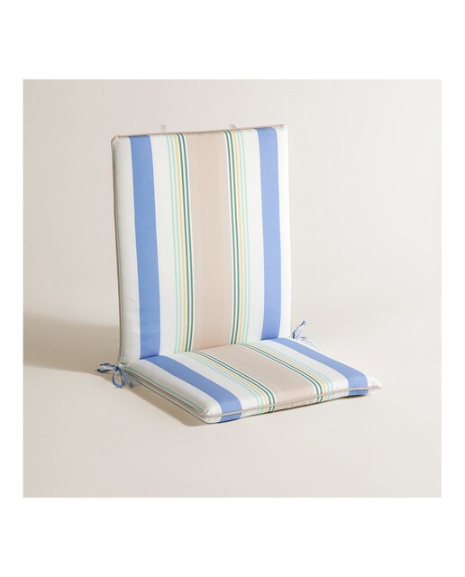 Imagen 0 de Cojín de rayas para asiento con respaldo bajo 230 gr Basics El Corte Inglés
