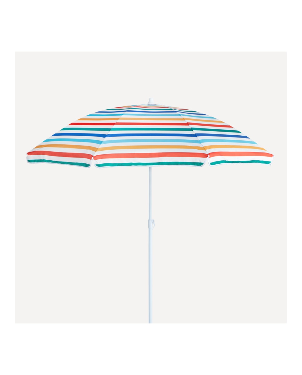 Imagen 0 de Sombrilla con estampado de rayas Stripes Campo y Playa El Corte Inglés