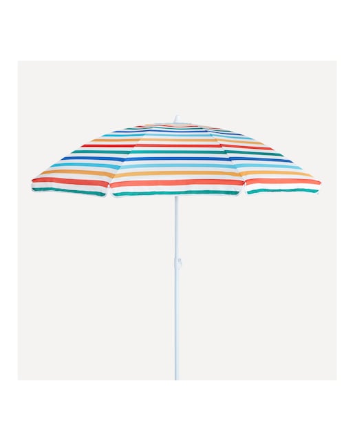 Imagen 0 de Sombrilla con estampado de rayas Stripes Campo y Playa El Corte Inglés
