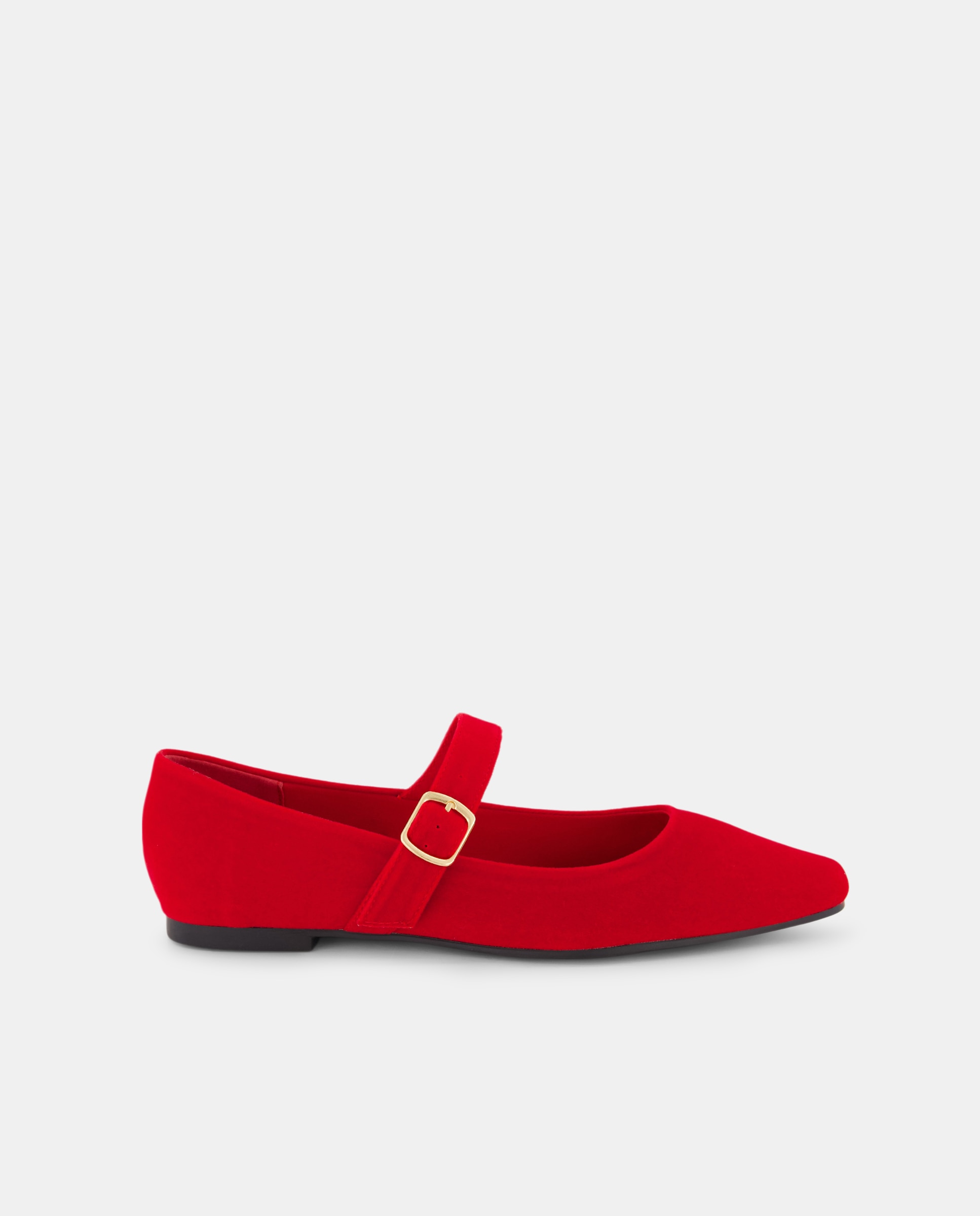 Imagen 0 de Zapato de mujer de terciopelo punta cuadrada