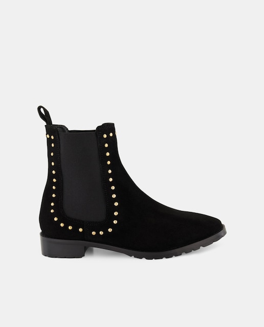 Imagen 0 de Botín de mujer de piel con tachuelas