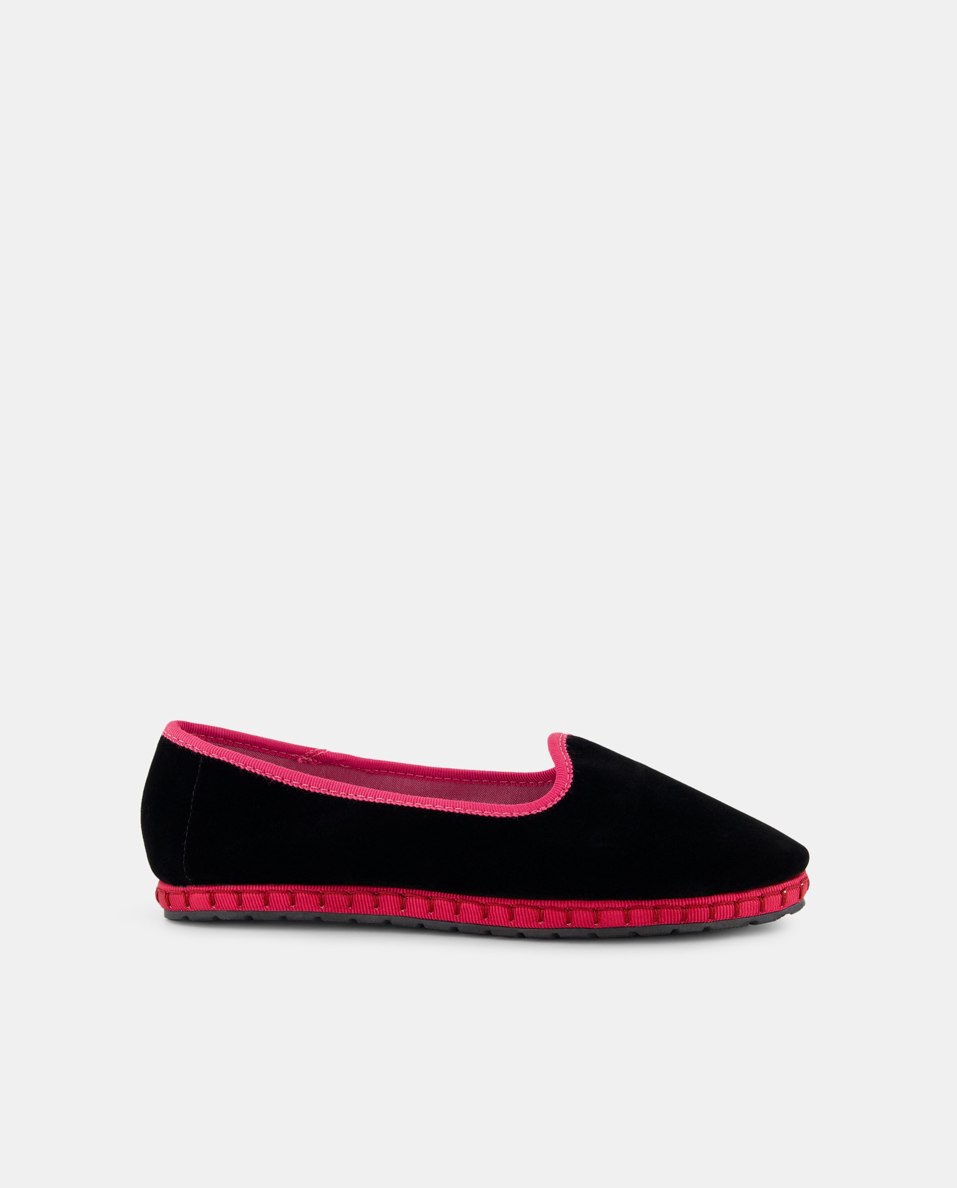 Imagen 0 de Zapato de terciopelo vivos a contraste