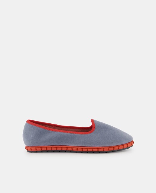 Imagen 0 de Zapato de terciopelo vivos a contraste