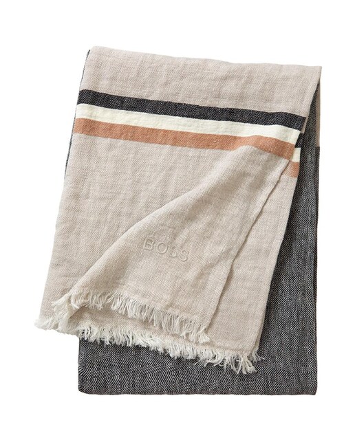 Imagen 0 de Manta decorativa Stripe Linen Hugo Boss