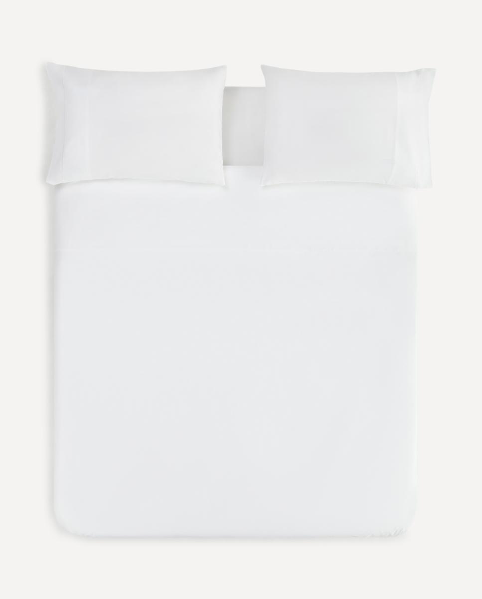 Imagen 0 de Juego de funda nórdica satén de algodón egipcio mercerizado 300 hilos Serie Hotel Regis Bassols