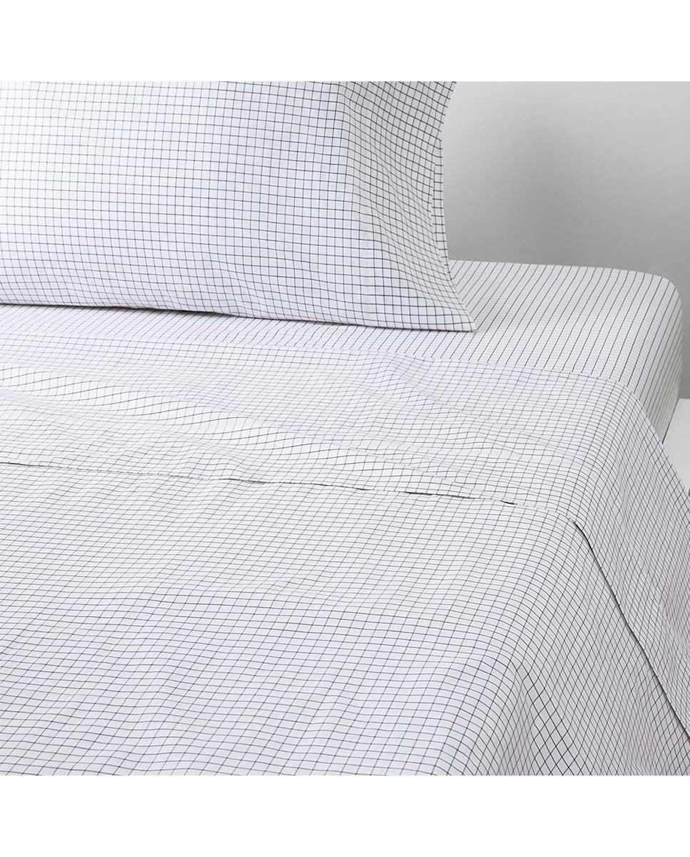 Imagen 0 de Sábana encimera percal de algodón orgánico Tattersal Ralph Lauren Home