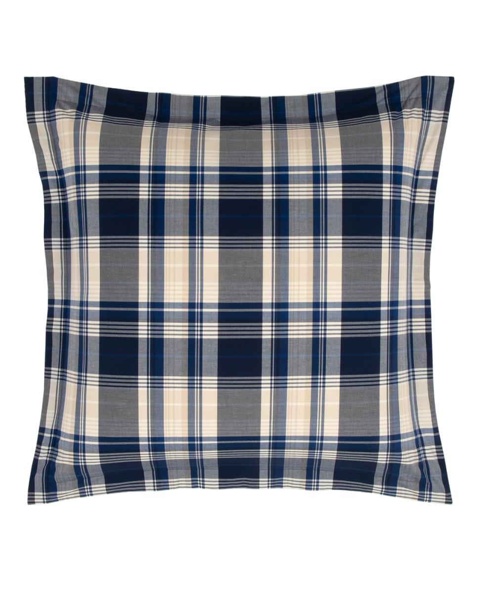Imagen 0 de Funda de cuadrante percal de algodón Linden Ralph Lauren Home