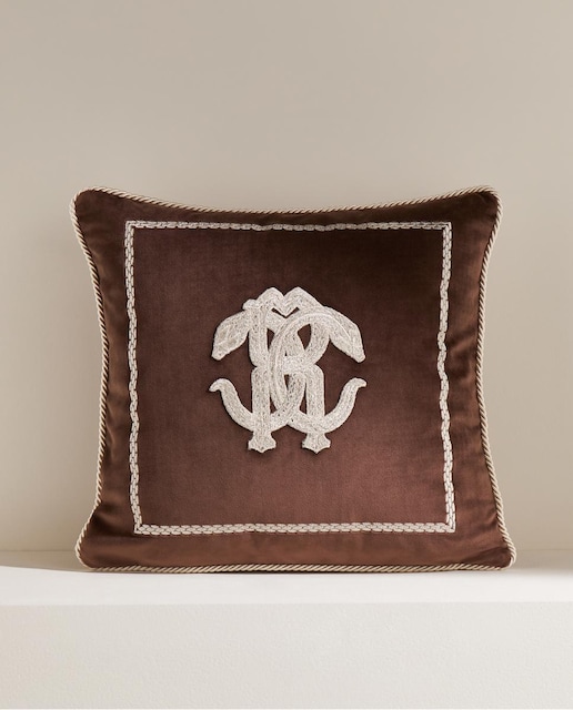 Imagen 0 de Cojín decorativo Platinum Snake Roberto Cavalli