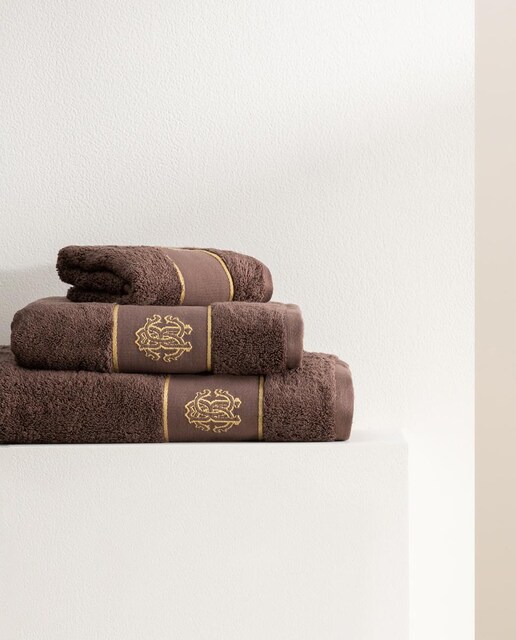 Imagen 0 de Toalla de baño algodón Gold New Roberto Cavalli