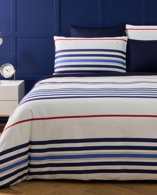 Imagen 0 de Juego de funda nórdica satén algodón Relax Tommy Hilfiger