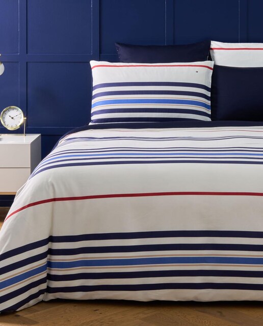 Imagen 0 de Juego de funda nórdica satén algodón Relax Tommy Hilfiger