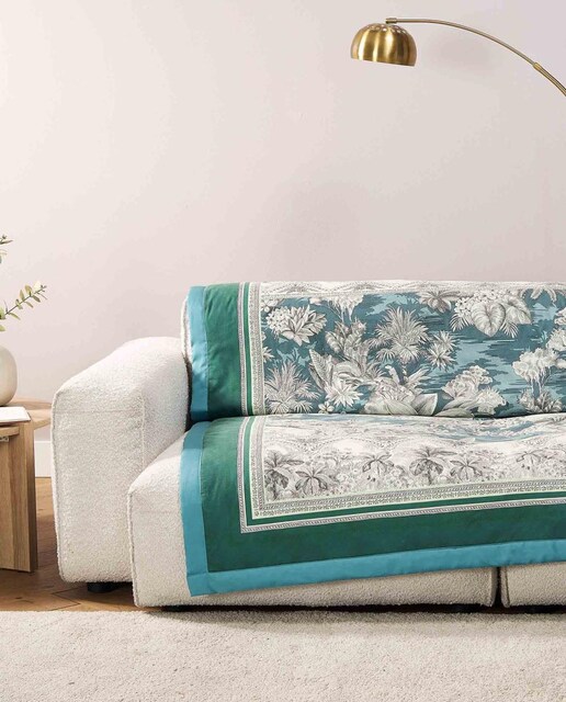 Imagen 0 de Manta decorativa Palmas Bassetti