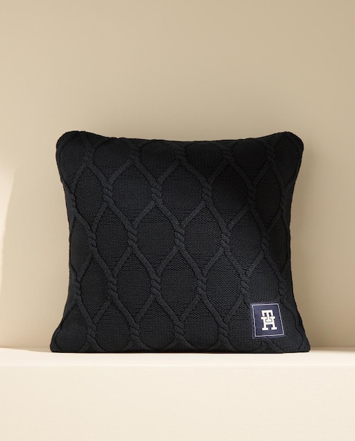 Imagen 0 de Funda de cojín algodón orgánico Twist Tommy Hilfiger