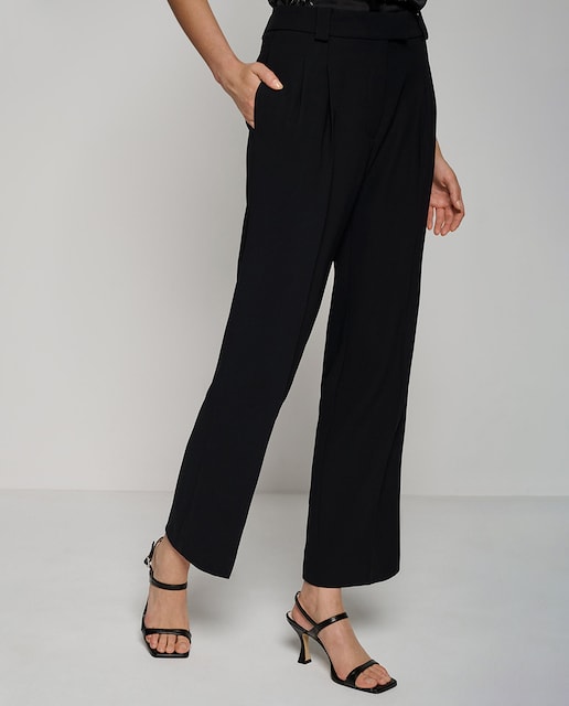 Imagen 0 de Pantalón de mujer recto pinzas crepé