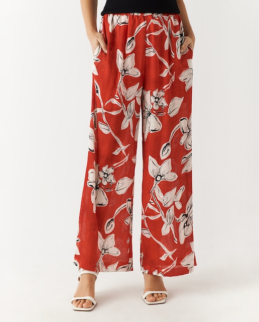 Imagen 0 de Pantalón de mujer palazzo estampado floral