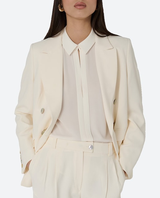 Imagen 0 de Blazer de mujer cruzada en crepé