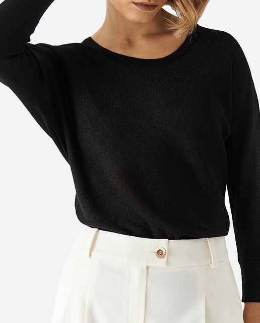 Imagen 0 de Jersey de mujer lúrex con abertura en espalda