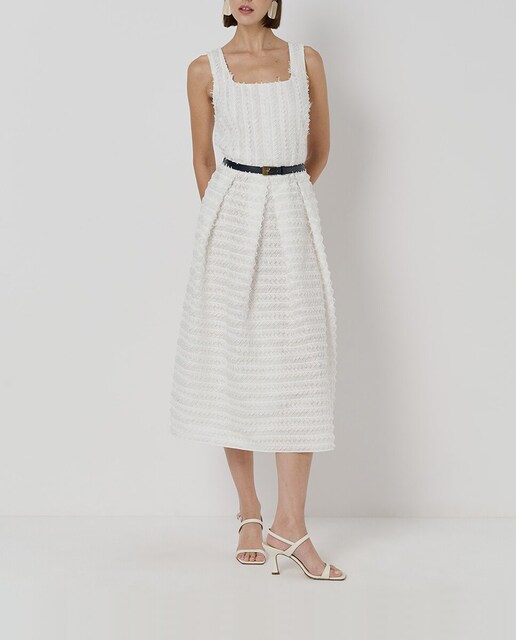 Imagen 0 de Vestido midi tirantes fill coupé