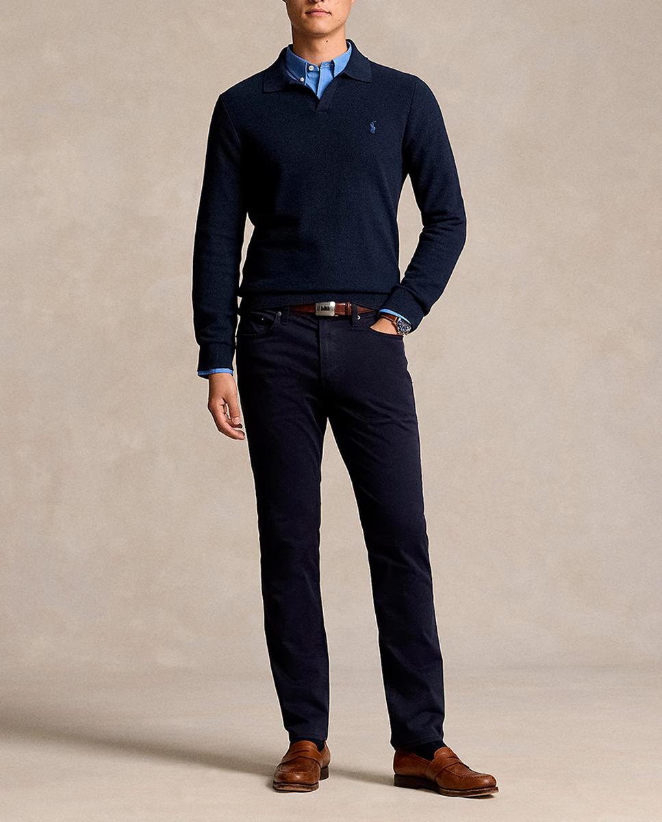 Imagen 0 de Pantalón cinco bolsillos de hombre Varick Slim elástico de satén