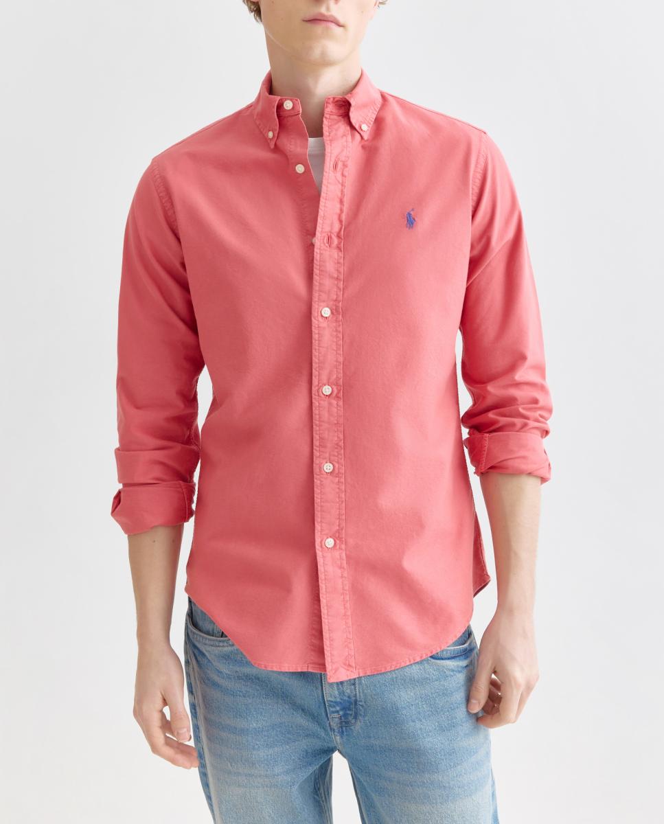 Imagen 0 de Camisa de hombre de oxford teñido en prenda Regular fit