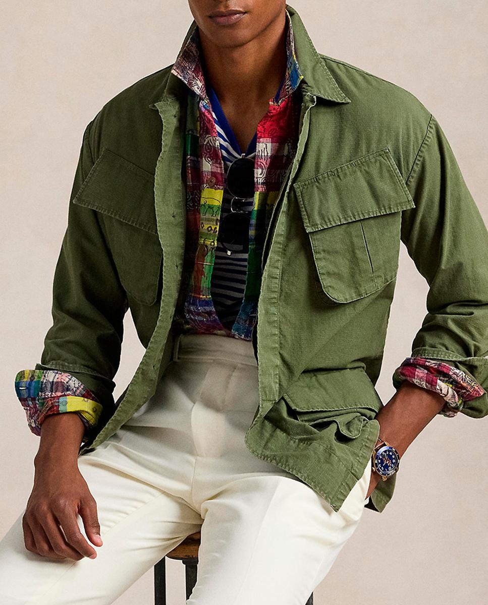 Imagen 0 de Sobrecamisa de hombre Ripstop de algodón