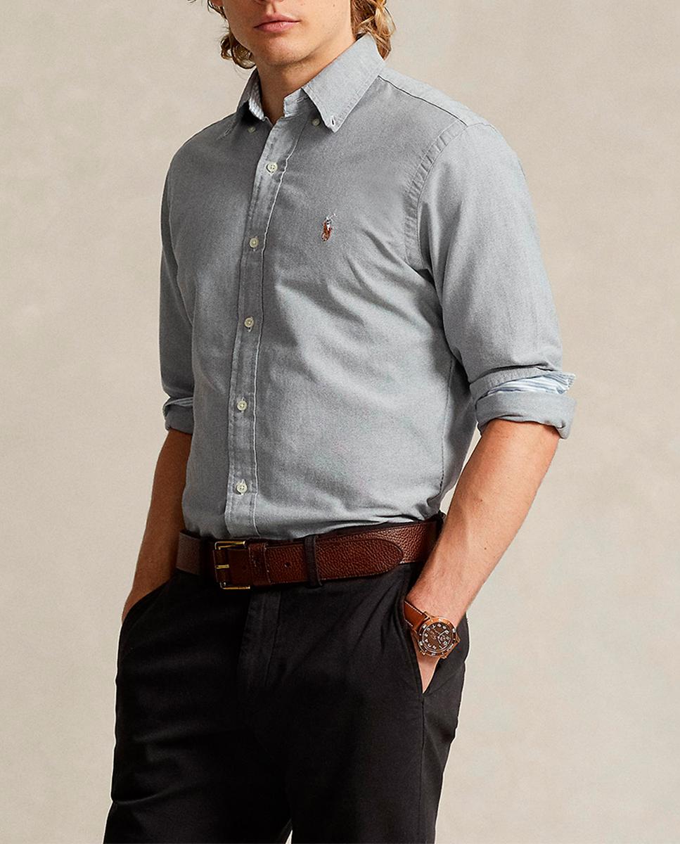 Imagen 0 de Camisa Oxford de hombre de algodón Custom fit