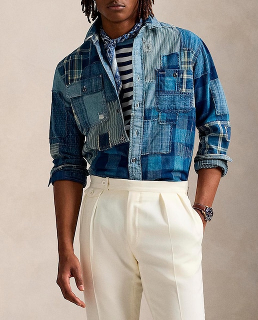 Imagen 0 de Camisa de hombre patchwork Classic fit