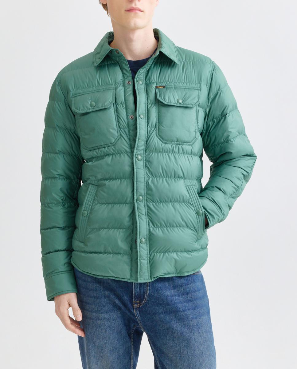 Imagen 0 de Chaqueta camisera de hombre con bolsillos funcionales