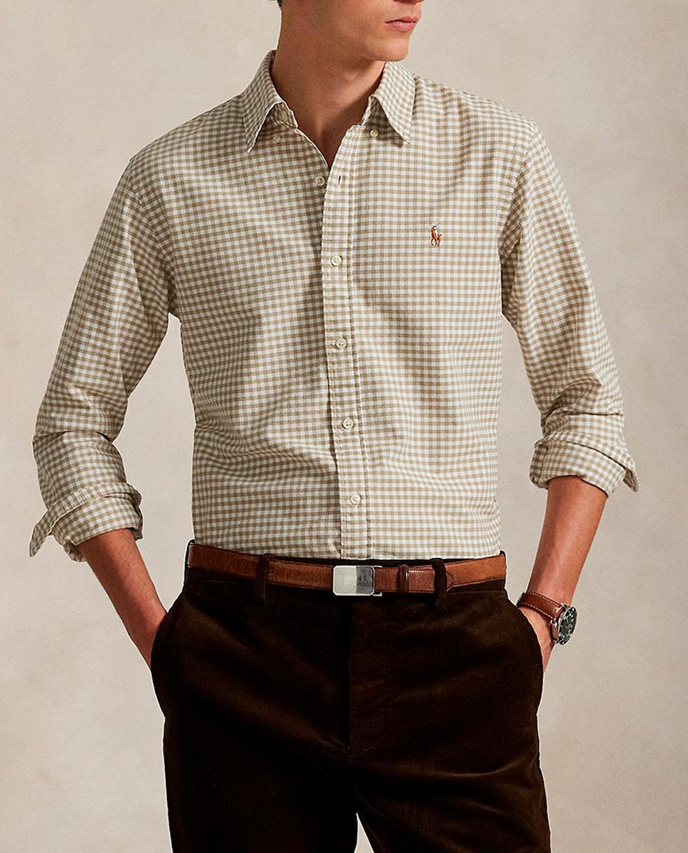 Imagen 0 de Camisa Oxford de hombre Custom Fit de algodón