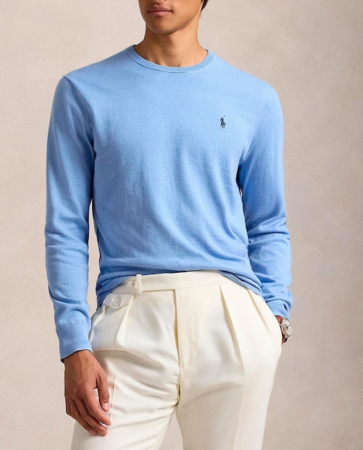 Imagen 0 de Jersey de hombre de algodón de cuello redondo