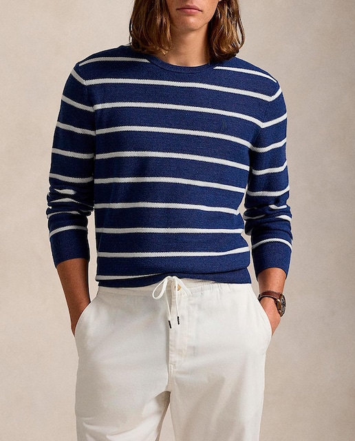 Imagen 0 de Jersey de hombre de algodón de cuello redondo