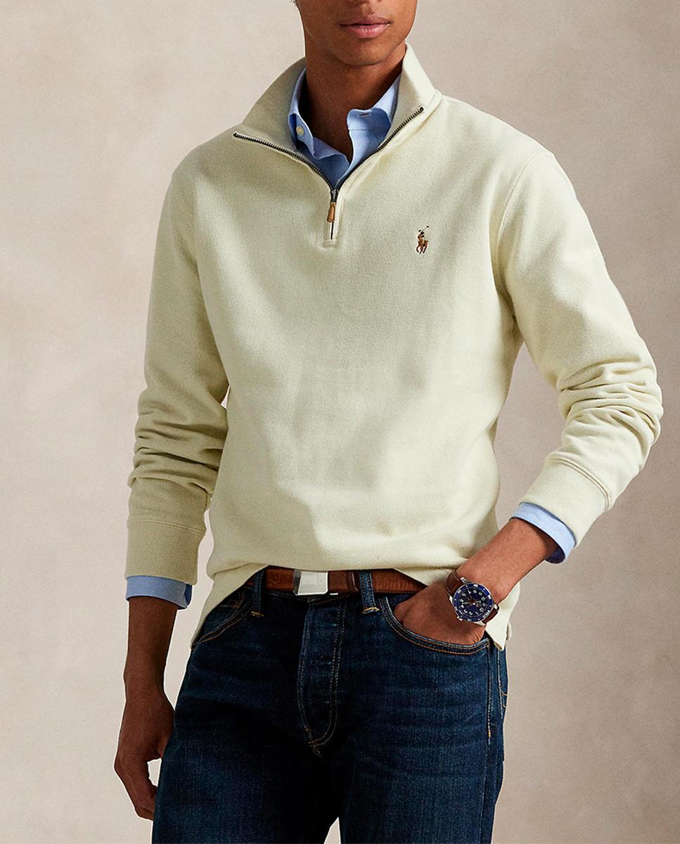 Imagen 0 de Jersey de hombre de media cremallera disponible en tallas grandes