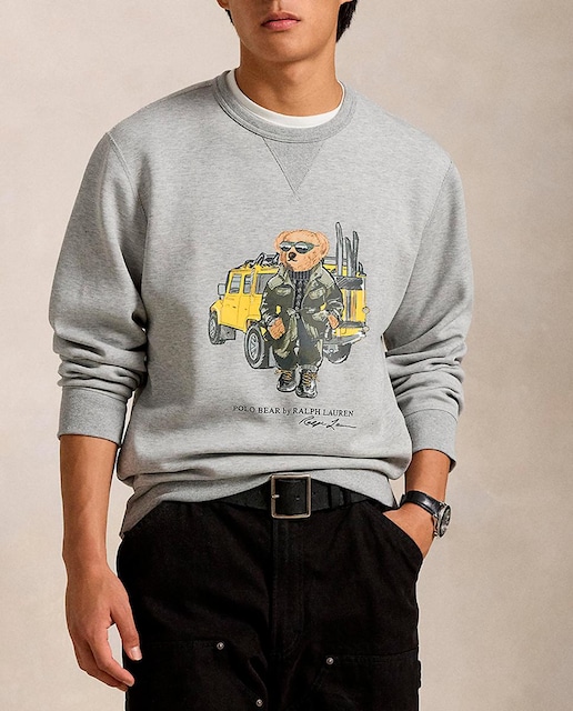 Imagen 0 de Sudadera de hombre de cuello redondo con Polo Bear